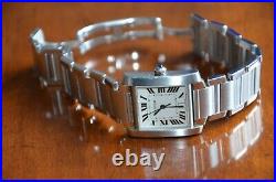 Cartier Tank Française Silver Men's Watch W5200014