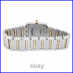 Cartier Tank Francaise Stainless Gold Roman Two-Tone Quartz Watch 2384 W51007Q4