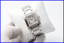 Cartier Tank Francaise Stainless Steel 2302 Automatic 28x33mm 2014 Men's Watch