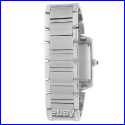 Cartier Tank Francaise Stainless Steel Automatic Silver Men's Watch W51002Q3