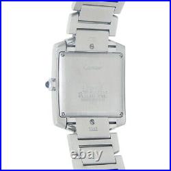 Cartier Tank Francaise Stainless Steel Automatic Silver Men's Watch W51002Q3