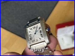 Cartier Tank Francaise Stainless Steel Automatic Wristwatch W51002q3