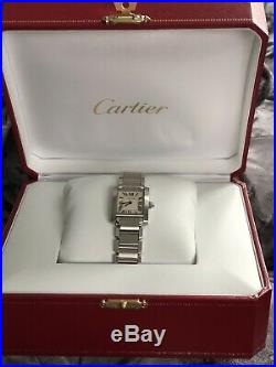 Cartier Tank Francaise Stainless Steel Ladies Wristwatch
