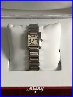 Cartier Tank Francaise Stainless Steel Ladies Wristwatch