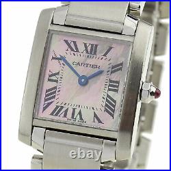 Cartier Tank Francaise Stainless Steel Quartz Wristwatch W51028q3