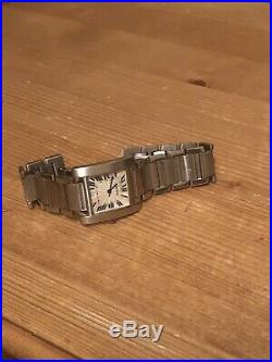 Cartier Tank Francaise Stainless Steel Watch 2301