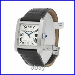 Cartier Tank Francaise Stainless Steel Watch 2564 Or W5101755 W007174