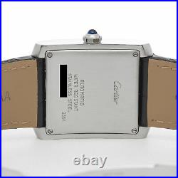 Cartier Tank Francaise Stainless Steel Watch 2564 Or W5101755 W007174