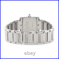 Cartier Tank Française Stainless Steel Watch W51011q3 W010477