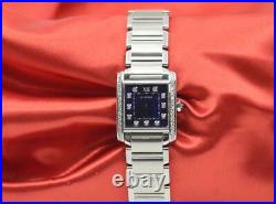 Cartier Tank Francaise Stainless Steel Watch Water Resistant withDiamonds