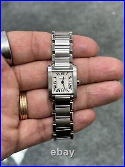 Cartier Tank Francaise Steel 2384 Women's Watch