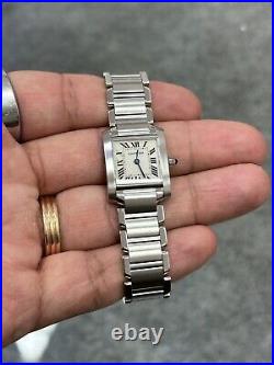 Cartier Tank Francaise Steel 2384 Women's Watch