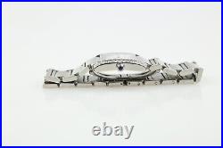 Cartier Tank Francaise Steel Ladies Quartz Midsize Diamond Watch Medium 2301