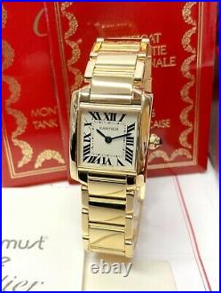 Cartier Tank Francaise W50002N2 Ladies 20mm With Papers SERVICED