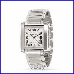 Cartier Tank Francaise W51002Q3 Men's Watch in Stainless Steel