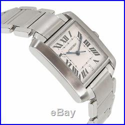 Cartier Tank Francaise W51002Q3 Men's Watch in Stainless Steel