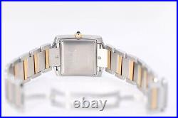 Cartier Tank Francaise Watch 28 mm Midsize Yellow Gold & Steel, Box & Service