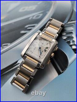 Cartier Tank Francaise XL Men's Steel & Gold Chronograph 2303