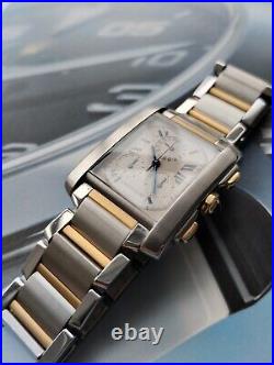 Cartier Tank Francaise XL Men's Steel & Gold Chronograph 2303