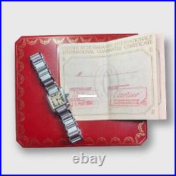 Cartier Tank Francaise / ladies watch /steel /original box and certificate