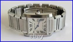 Cartier Tank Francoise midsize Stainless Steel Watch Reference 2465