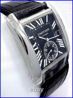 Cartier Tank MC W5330004 Automatic Black Dial BOX & PAPERS BRAND NEW MSRP-7K