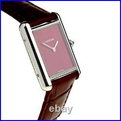 Cartier Tank Must De Cartier Stainless Steel Quartz Wristwatch Wsta0054