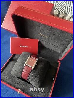 Cartier Tank Must Red Quartz Watch WSTA0054