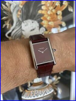 Cartier Tank Must Red Quartz Watch WSTA0054