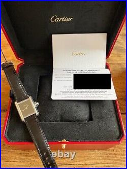 Cartier Tank Must SMALL WSTA0071 BLACK Dial 2022 With Papers UNWORN