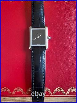 Cartier Tank Must SMALL WSTA0071 BLACK Dial 2022 With Papers UNWORN