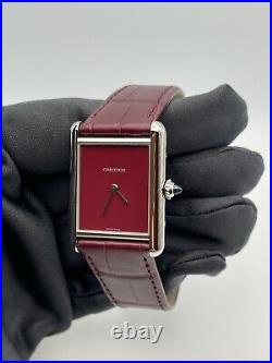 Cartier Tank Must WSTA0054 Red Dial With Papers 2021 UNWORN