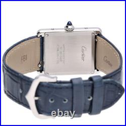 Cartier Tank Must WSTA0055 with 25mm Steel case and Blue dial. Excellent cond