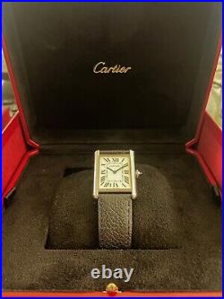 Cartier Tank Silver Unisex Adult Watch 4324