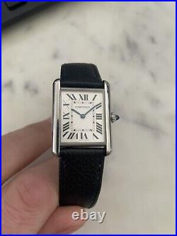 Cartier Tank Silver Unisex Adult Watch 4324