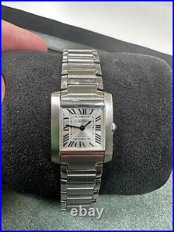 Cartier Tank Silver Women's Watch WSTA0065