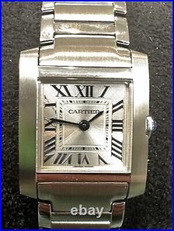 Cartier Tank Silver Women's Watch WSTA0065