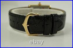 Cartier Tank Solo 18k Yellow Gold Ref. 2743 Mint Condition Dates 2013