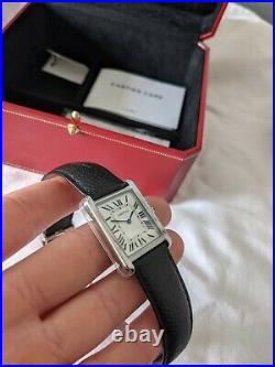 Cartier Tank Solo 2020 Size L 34x27mm WSTA0028 Full Box & Papers Great Condition