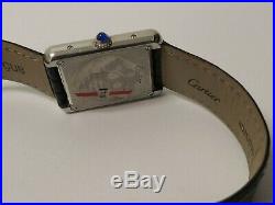 Cartier Tank Solo 3170 Stainless Steel Quartz Unisex Watch Mint