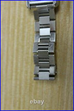 Cartier Tank Solo 3170 Stainless Steel Silver Roman Dial Quartz Watch