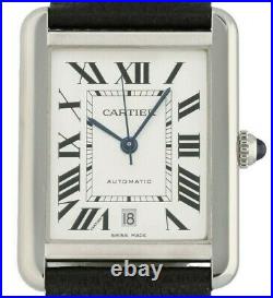 Cartier Tank Solo 3800 Stainless Steel 31mm Case With Adjustable Strap
