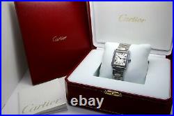 Cartier Tank Solo Ladies 24 mm Quartz Bracelet Watch, Ref, W5200013 Box & Papers