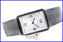 Cartier Tank Solo Ladies 24 mm Stainless Steel Quartz Watch Ref, 2716