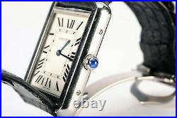 Cartier Tank Solo Large Model Men's 35X27mm Original Dial Quartz Steel Watch