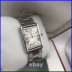 Cartier Tank Solo Mens Watch Ref. 3169 Classic Timepiece 2018 Box And Papers