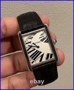 Cartier Tank Solo Piano Limited Edition White Unisex Adult Watch 3169