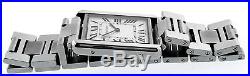 Cartier Tank Solo Ref 3169 27mm Stainless Steel Quartz Watch With Box