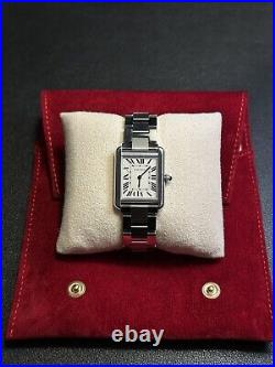 Cartier Tank Solo SM Steel Model 3170 Very Good Condition