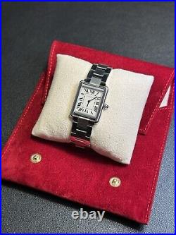 Cartier Tank Solo SM Steel Model 3170 Very Good Condition